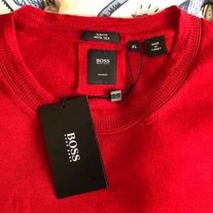 BOSS Men’s Wool Silk Sweater